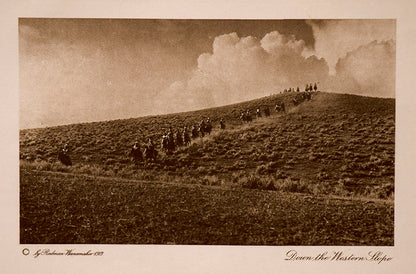 Joseph Dixon (1856-1926) artwork for sale. Down the Western Slope, Photogravure, copyright 1913, Denver, Colorado, Art Gallery)